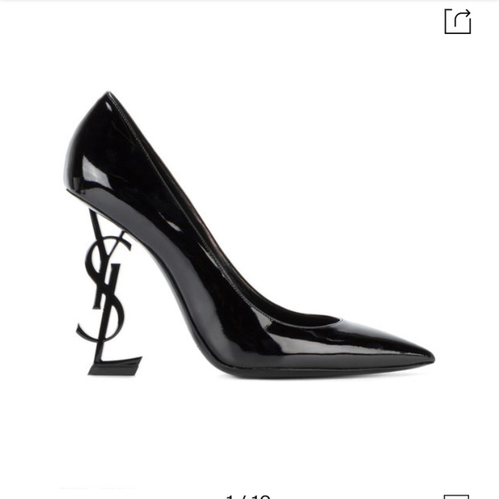 Saint Laurent Opyum Logo Pump
